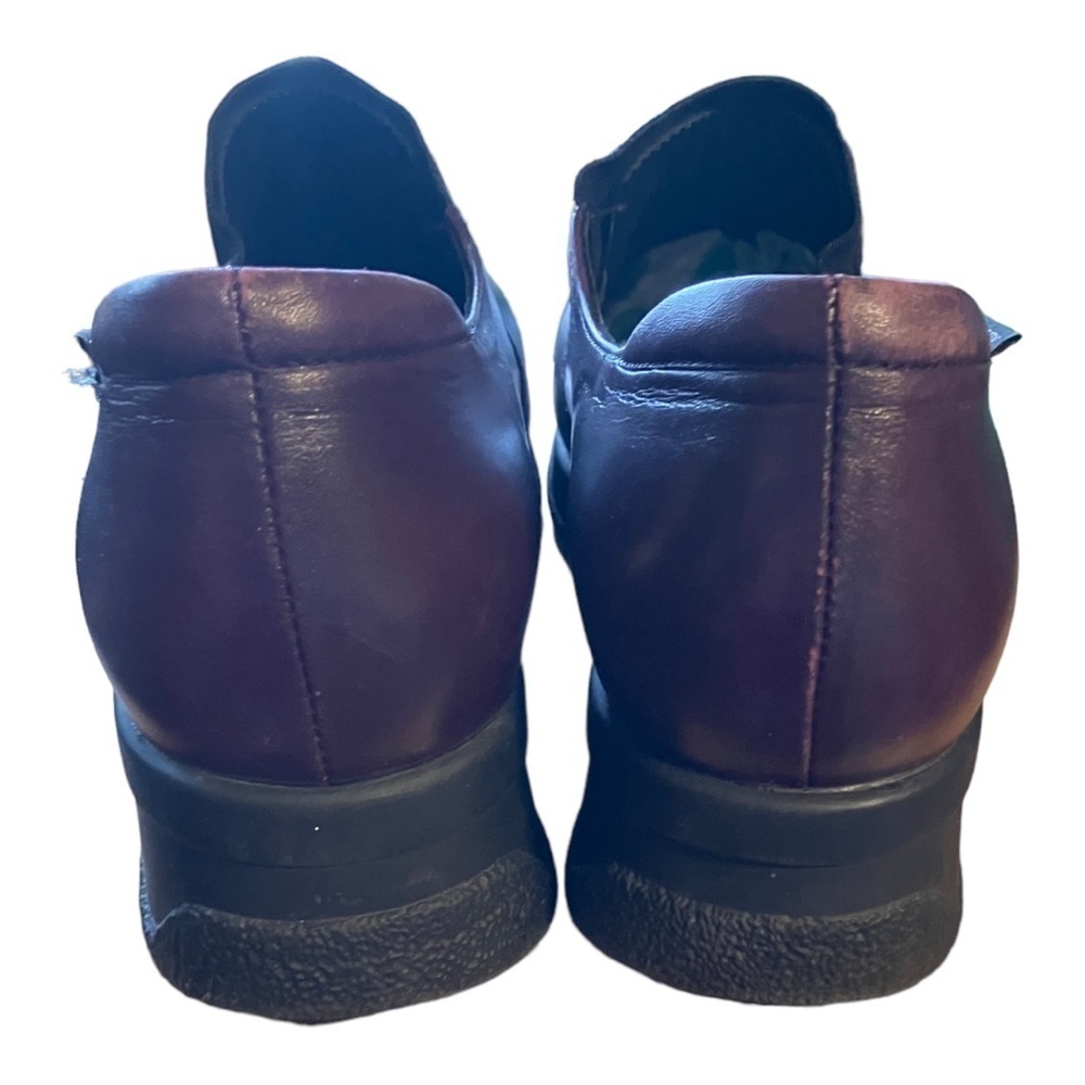 Mephisto Air-Jet Leather Slip on Loafer Low Heel Burgundy Sz 7.5 - Picture 7 of 10